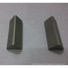 Customized Triangular Tips of Cemented Carbide